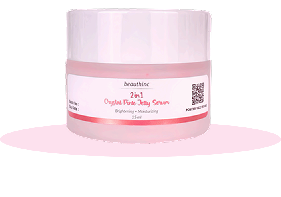 2 in 1 Crystal Pink Jelly Serum