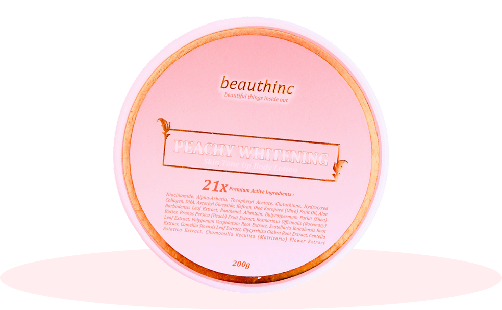 Peachy Whitening Skin Tone Up Body Lotion