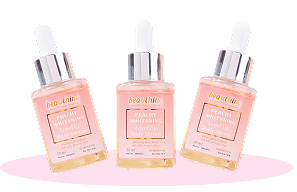 Peachy Whitening Level Up Body Serum